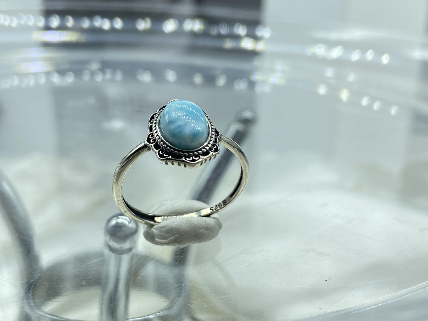 Larimar ring