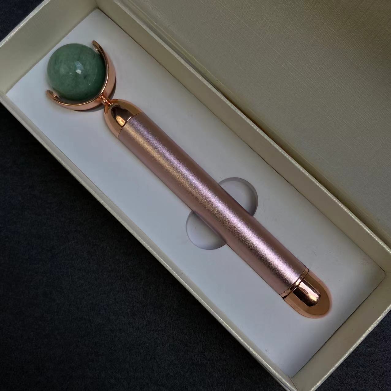 Natural Jade/Crystal Gold Beauty Bar Massage Stick - TikTok Special Offer
