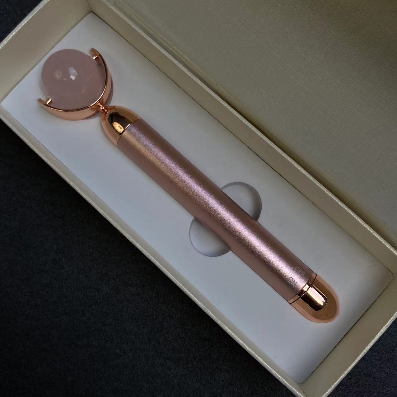 Natural Jade/Crystal Gold Beauty Bar Massage Stick - TikTok Special Offer