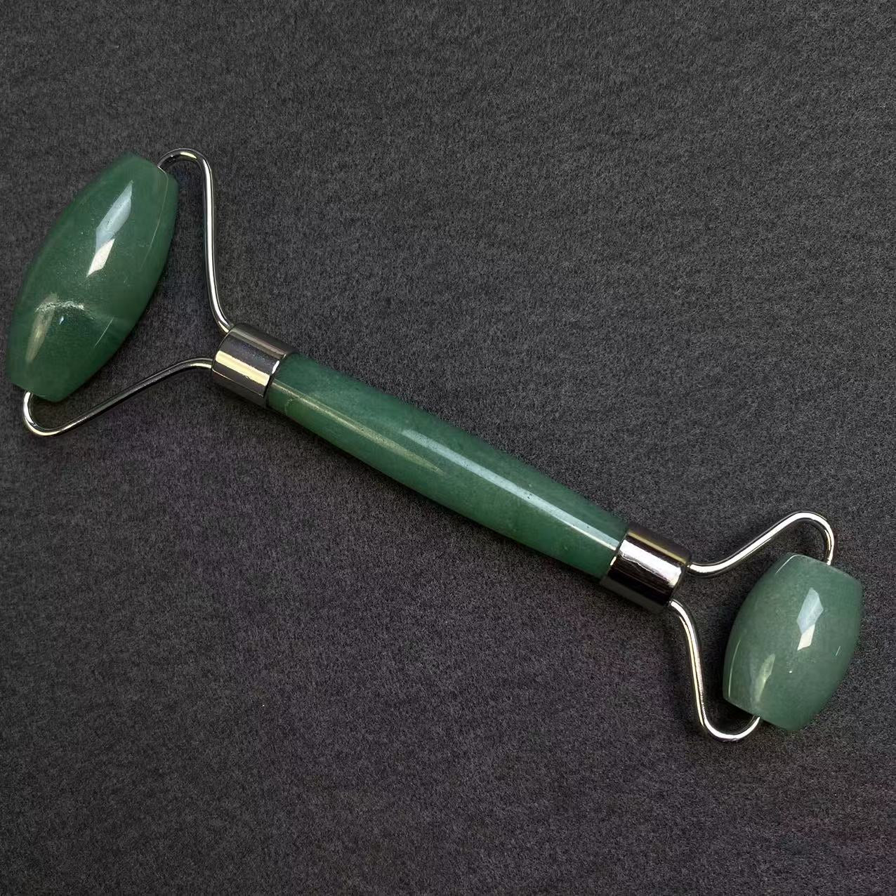 Natural Jade/Crystal Gold Beauty Bar Massage Stick - TikTok Special Offer