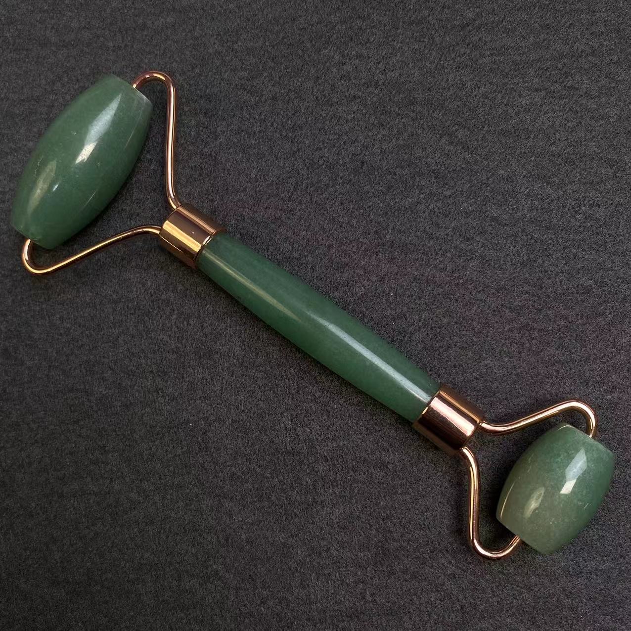 Natural Jade/Crystal Gold Beauty Bar Massage Stick - TikTok Special Offer