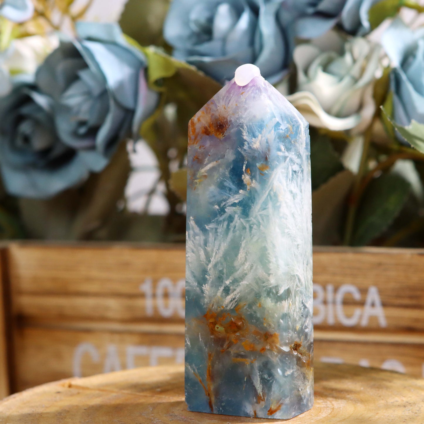 Feather Fluorite Tower