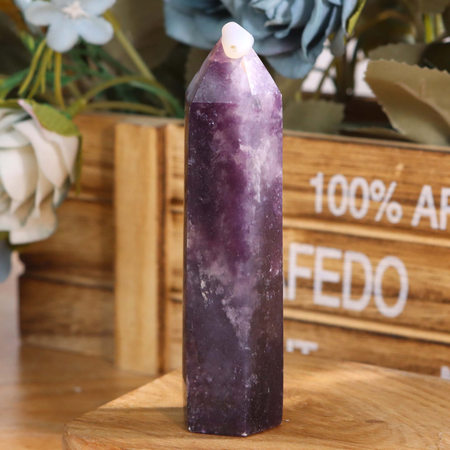 Lepidolite Tower