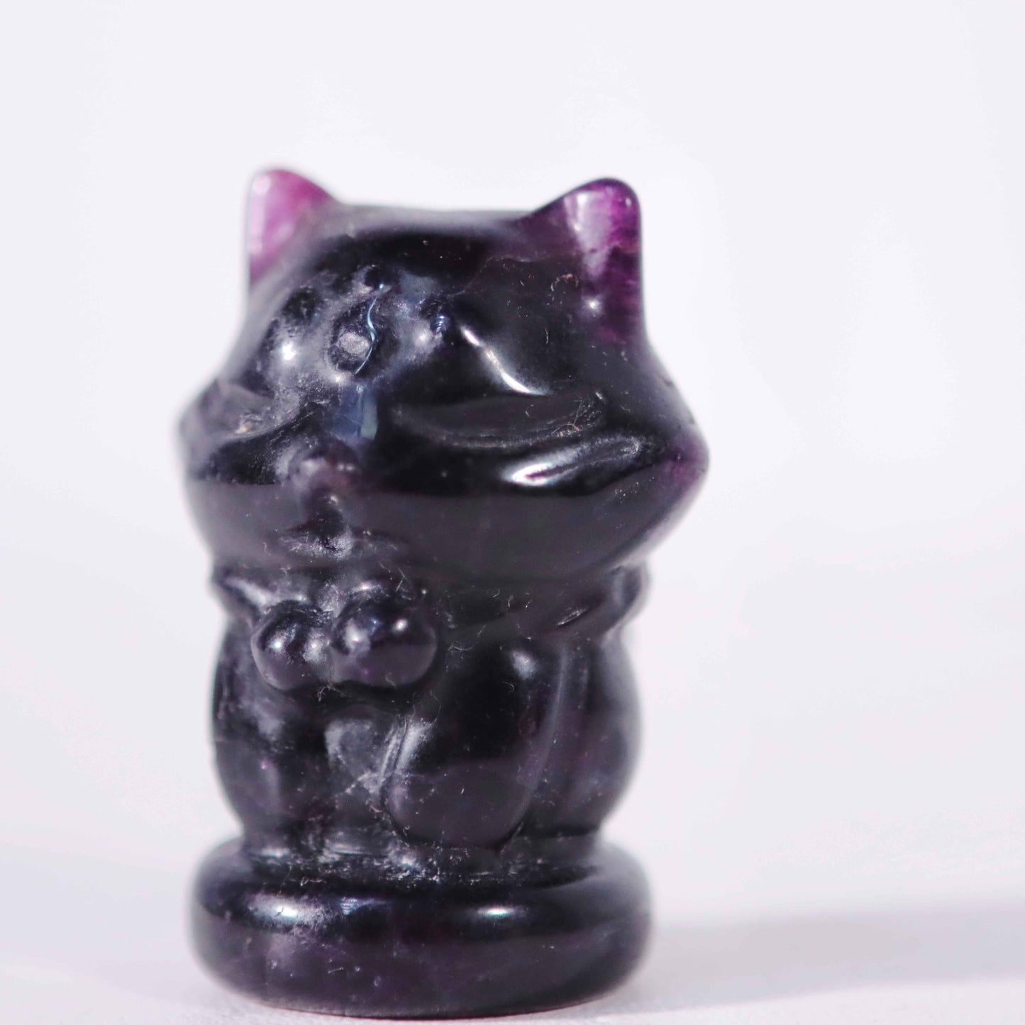 Purple Fluorite Carving#1