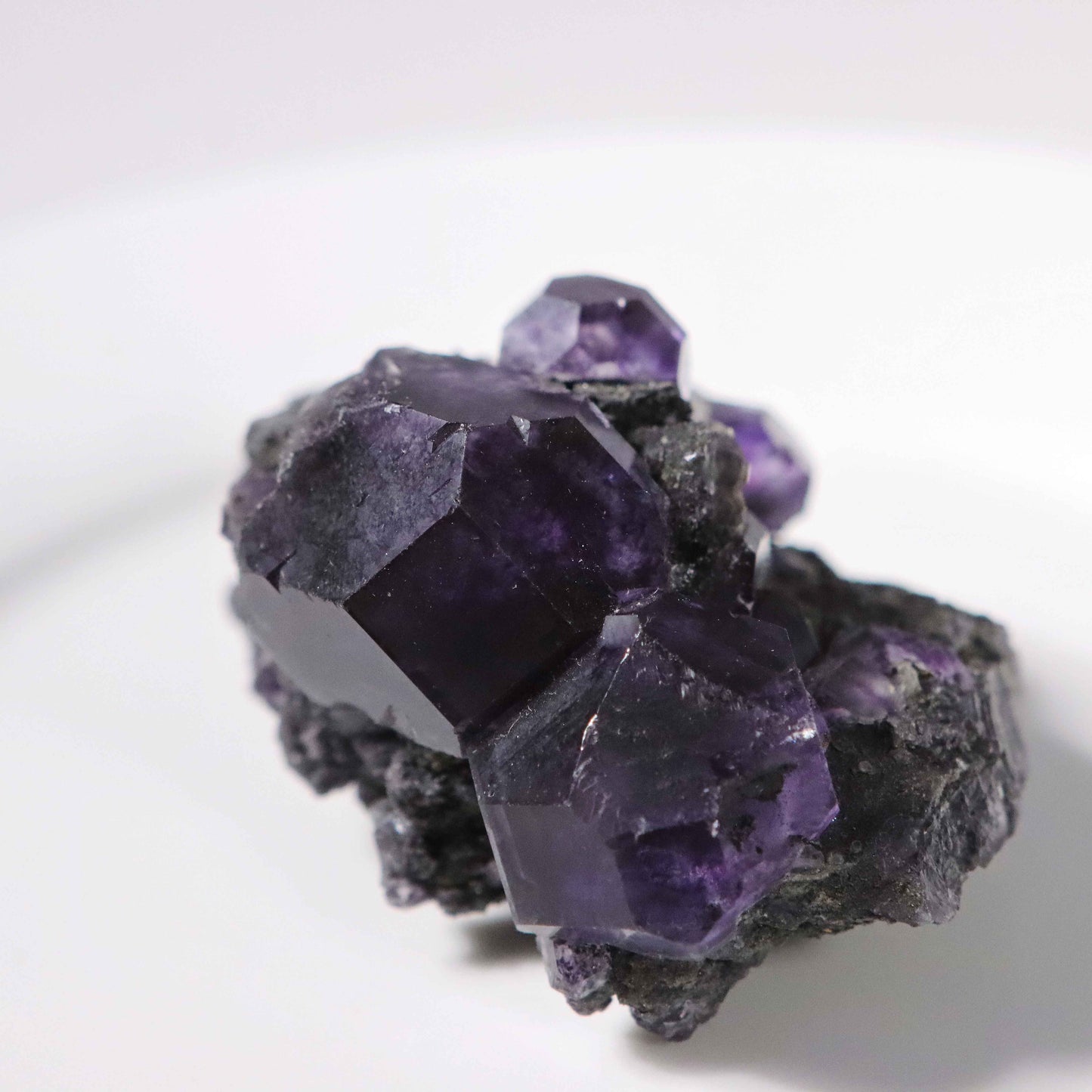 Natural Purple Fluorite Specimen