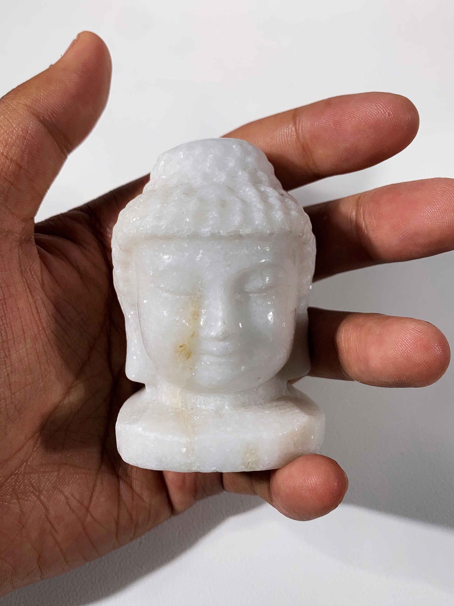 White Jade Buddha Carving
