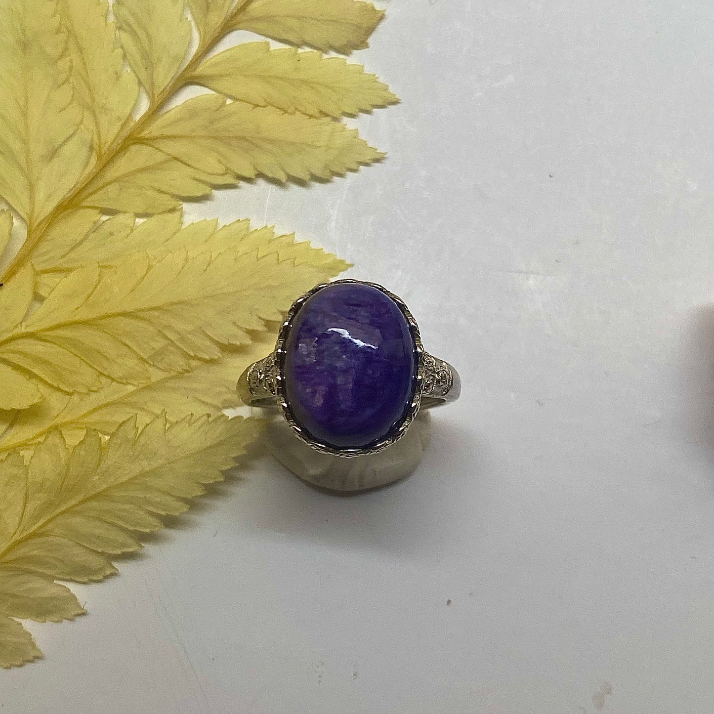 charoite ring