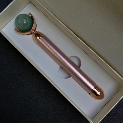 Natural Jade/Crystal Gold Beauty Bar Massage Stick - TikTok Special Offer