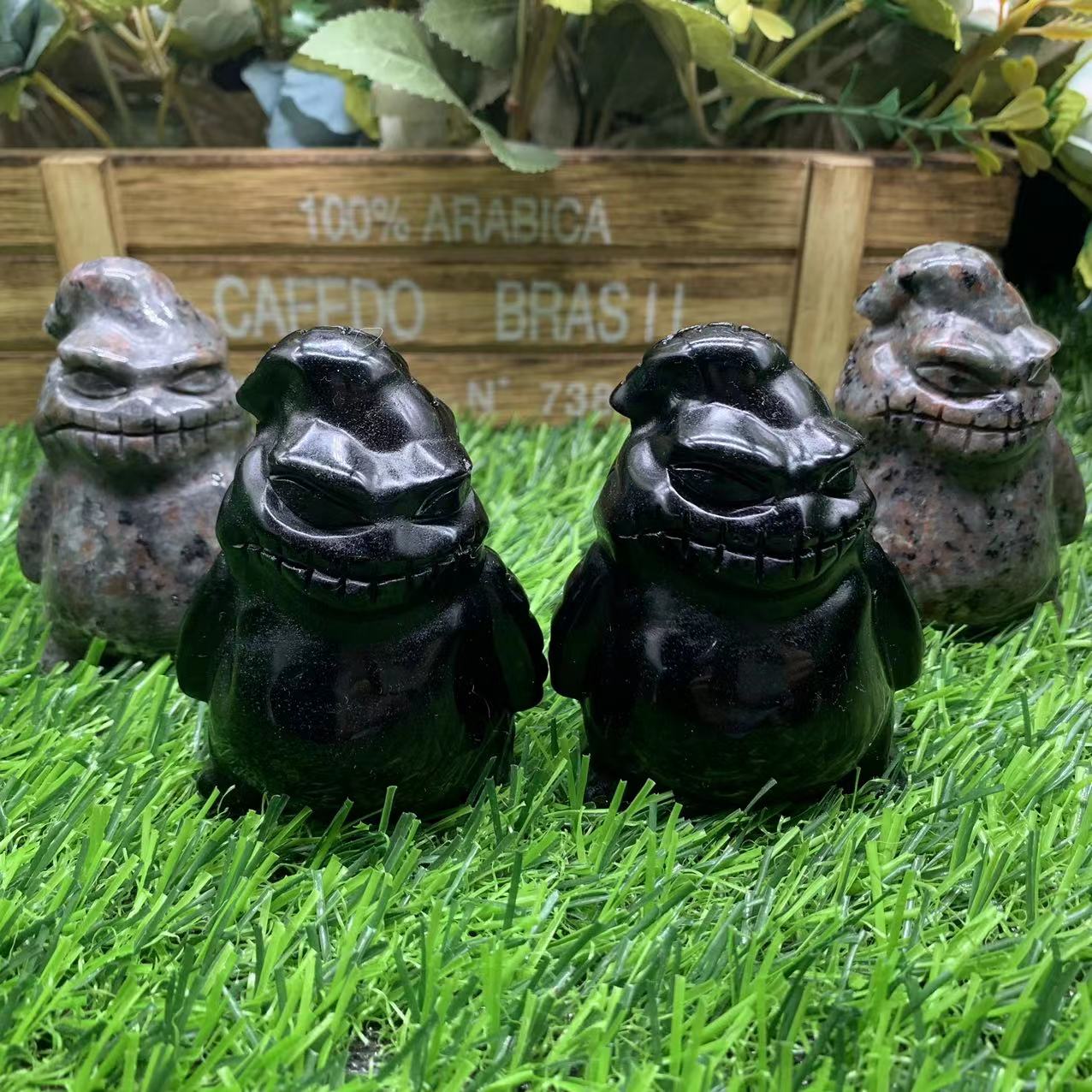 布バッグピエロ彫刻